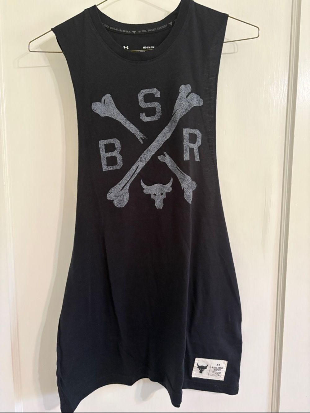 Under Armour Black Sleeveless Graphic Muscle Tank